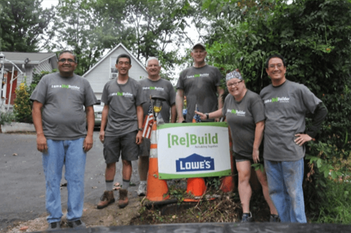 Each year on the last Saturday in April, Rebuilding Together Loudoun County works to help families in need by completing home repairs